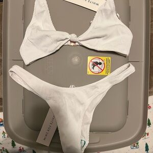 White Fox Swim White Bikini Set